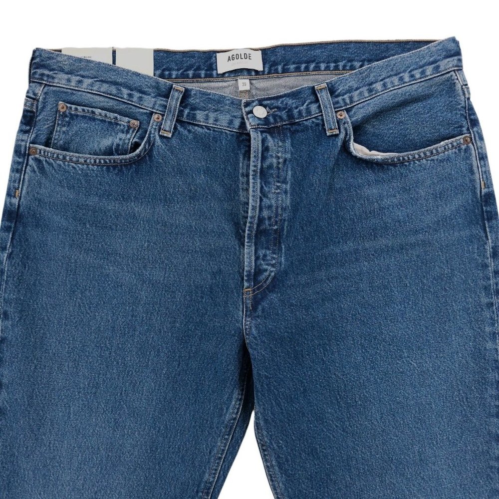 AGOLDE Relaxed 100% Organic Denim Bootcut Midrise Sphere Wash Sz 33 NWT - Picture 4 of 12